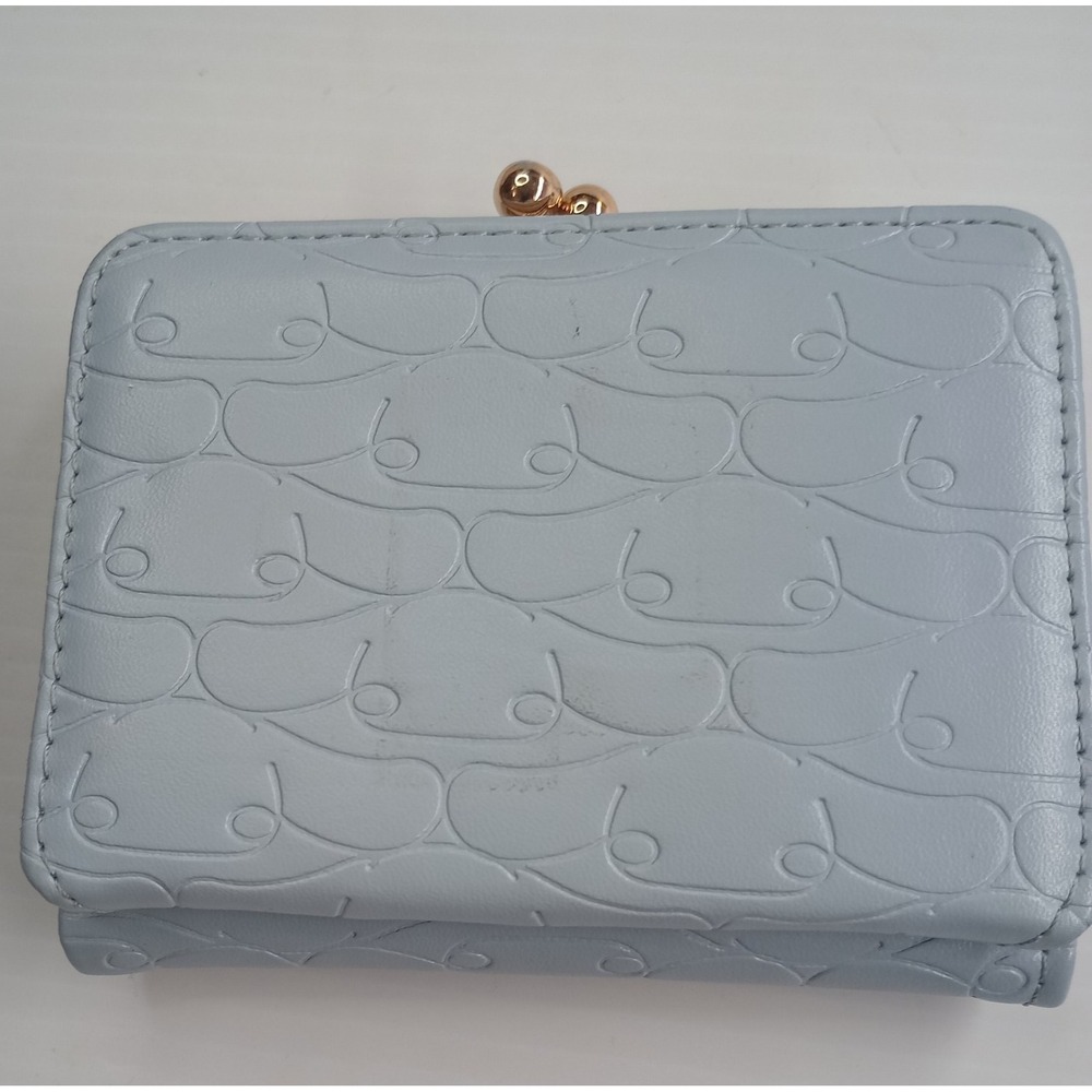 Cinnamoroll Style Tri-Fold Wallet Blue White Coin Purse Snap‎ Small Cute - Picture 11 of 15